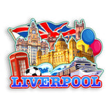 Refrigerator Magnet for Liverpool UK  1451