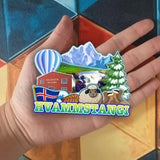 Refrigerator Magnet for Hvammstangi Iceland  2264