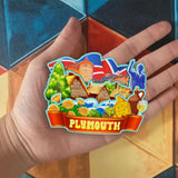 Refrigerator Magnet for Plymouth UK  1487