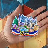 Refrigerator Magnet for Lyon France  1315