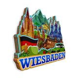 Kühlschrankmagnet für Wiesbaden Deutschland 1228
