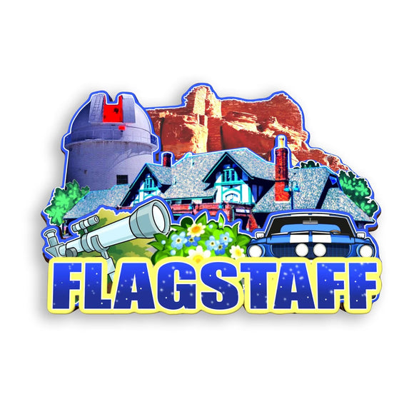 Kühlschrankmagnet für Flagstaff Arizona USA 317