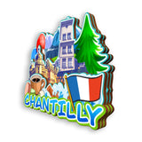 Refrigerator Magnet for Chantilly France  1368