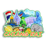 Refrigerator Magnet for Chiang Rai Thailand  2801