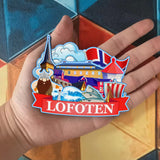 Kühlschrankmagnet für Lofoten Norwegen 2290