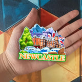 Refrigerator Magnet for Newcastle UK  1449