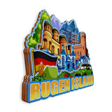 Refrigerator Magnet for Ruben Island Germany  1240