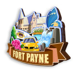 Kühlschrankmagnet für Fort Payne Alabama USA 379
