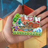 Refrigerator Magnet for Bydgoszcz Poland  2126