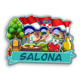Refrigerator Magnet for Salona Croatia  2239