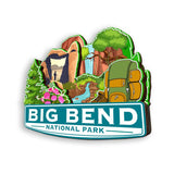 Kühlschrankmagnet für Big Bend Nationalpark Texas USA 395