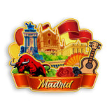 Refrigerator Magnet for Madrid Spain  1376
