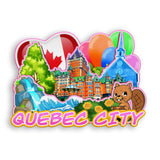Refrigerator Magnet for Quebec City Canada  1872