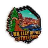 Магнит на холодильник для государственного парка «Долина Огня», Невада, США, 1045