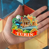 Refrigerator Magnet for Turin Italy  1273