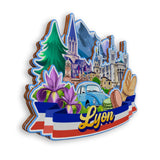Refrigerator Magnet for Lyon France  1315