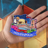 Refrigerator Magnet for Indianapolis Indiana USA  934