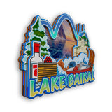 Refrigerator Magnet for Lake Baikal Russia  2551