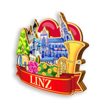 Kühlschrankmagnet für Linz, Österreich, 1590