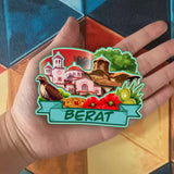 Refrigerator Magnet for Berat Albania  2460