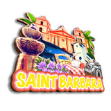 Refrigerator Magnet for Santa Barbara California USA  250