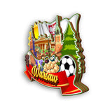 Refrigerator Magnet for Warsaw Poland  2109
