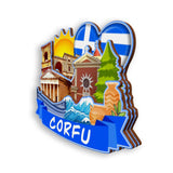 Refrigerator Magnet for Corfu Greece  1740