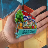 Refrigerator Magnet for Salona Croatia  2239