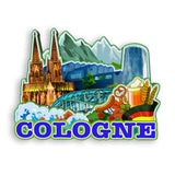 Refrigerator Magnet for Cologne Germany  1178
