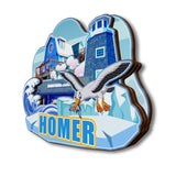 Kühlschrankmagnet für Homer Alaska USA 156