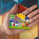 Refrigerator Magnet for Puerto Vallarta Mexico  1802