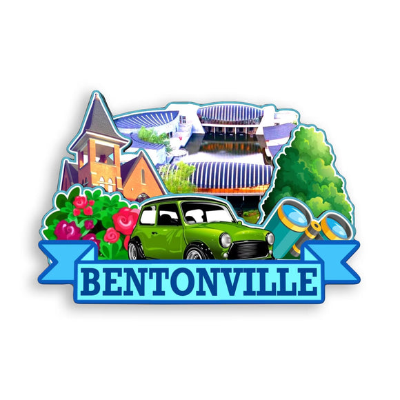 Refrigerator Magnet for Bentonville Arkansas USA  340