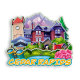 Refrigerator Magnet for Cedar Rapids Iowa USA  939