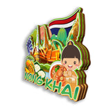 Refrigerator Magnet for Kong Khai Thailand  2815