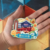 Refrigerator Magnet for Xiji, Ningxia, China  692