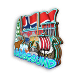 Refrigerator Magnet for Haugesund Norway  2289