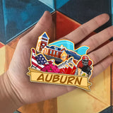 Kühlschrankmagnet für Auburn Alabama USA 359