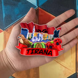 Refrigerator Magnet for Tirana Albania  2454