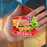 Refrigerator Magnet for Huesca Spain  1400