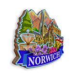 Refrigerator Magnet for Norwich UK  1463