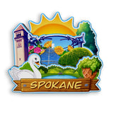 Магнит на холодильник для Спокана, Вашингтон, США 900