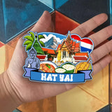 Refrigerator Magnet for Hat Yai Thailand  2807