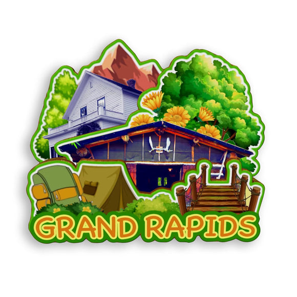 Refrigerator Magnet for Grand Rapids Michigan USA  993