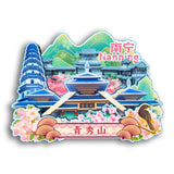 Refrigerator Magnet for Qingxiu Mountain Scenic Area, Nanning, Guangxi, China  30