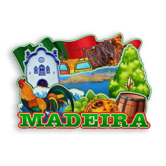 Refrigerator Magnet for Madeira Portugal  1942