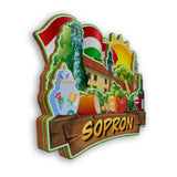 Refrigerator Magnet for Sopron Hungary  2146