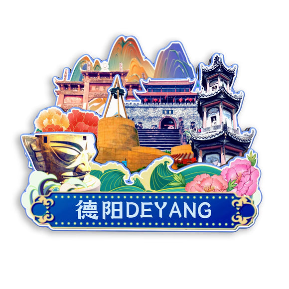 Kühlschrankmagnet für Deyang, Sichuan, China 581