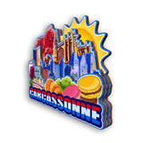 Refrigerator Magnet for Carcassonne France  2584