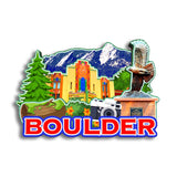Kühlschrankmagnet für Boulder Colorado USA 282