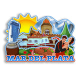 Refrigerator Magnet for Mar Del Plata Argentina  2831